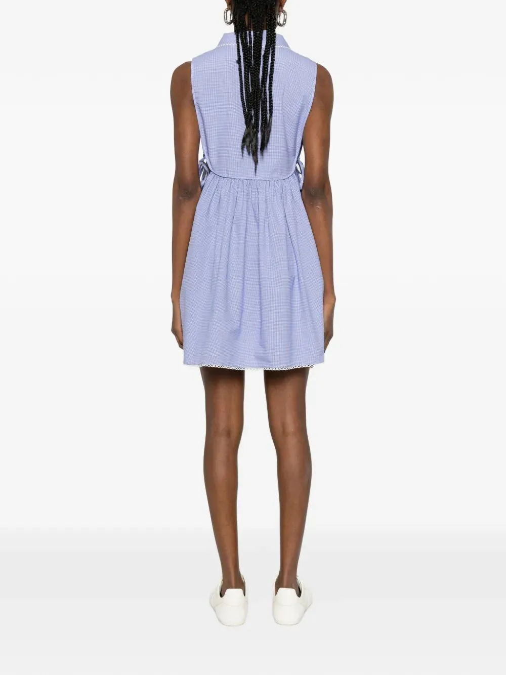 COTTON DRESS WITH CHECKS sold by Lord & Taylor product image thumbnail 3