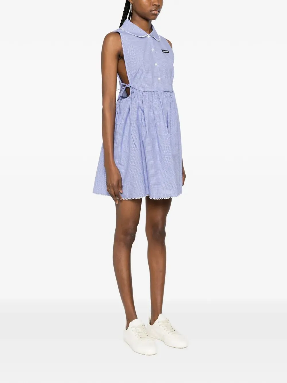 COTTON DRESS WITH CHECKS sold by Lord & Taylor product image thumbnail 5