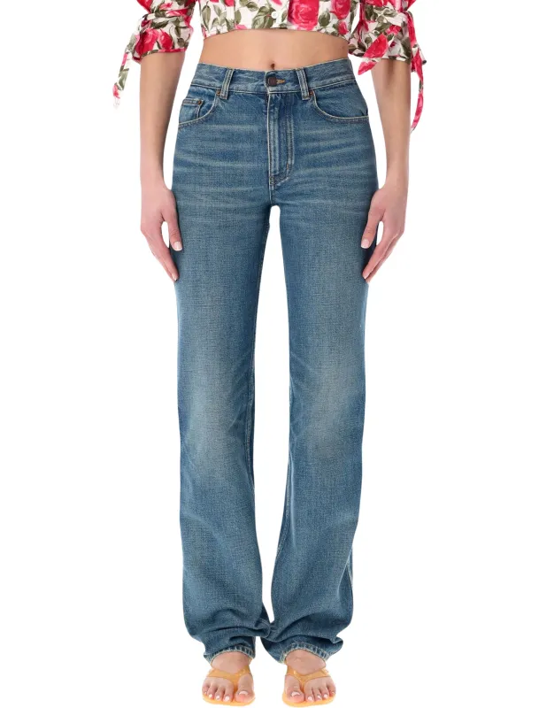 CHLOÉ STRAIGHT DENIM JEANS made by Chloe