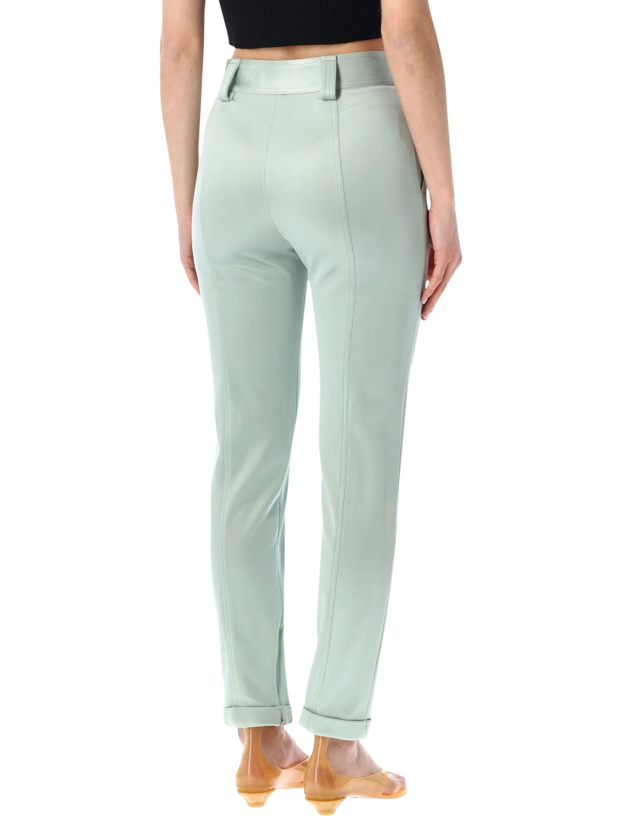 CHLOÉ HIGH-WAIST STRETCH JERSEY PANTS sold by Lord & Taylor product image thumbnail 2
