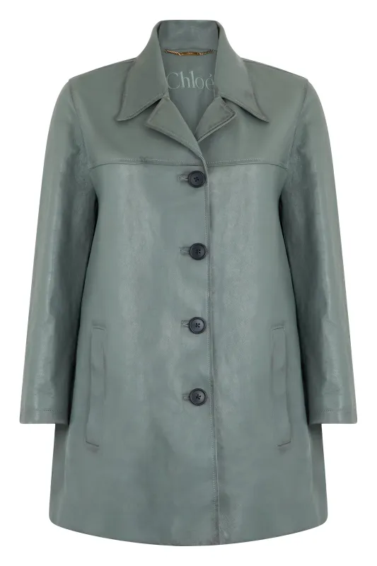 LEATHER JACKET WITH PANELS made by Chloe