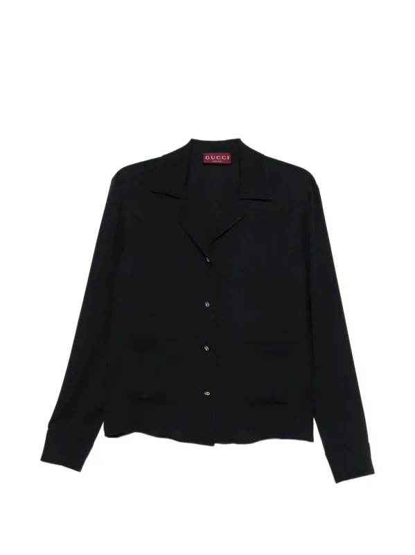 SHIRT IN SILK BLEND JACQUARD made by Gucci