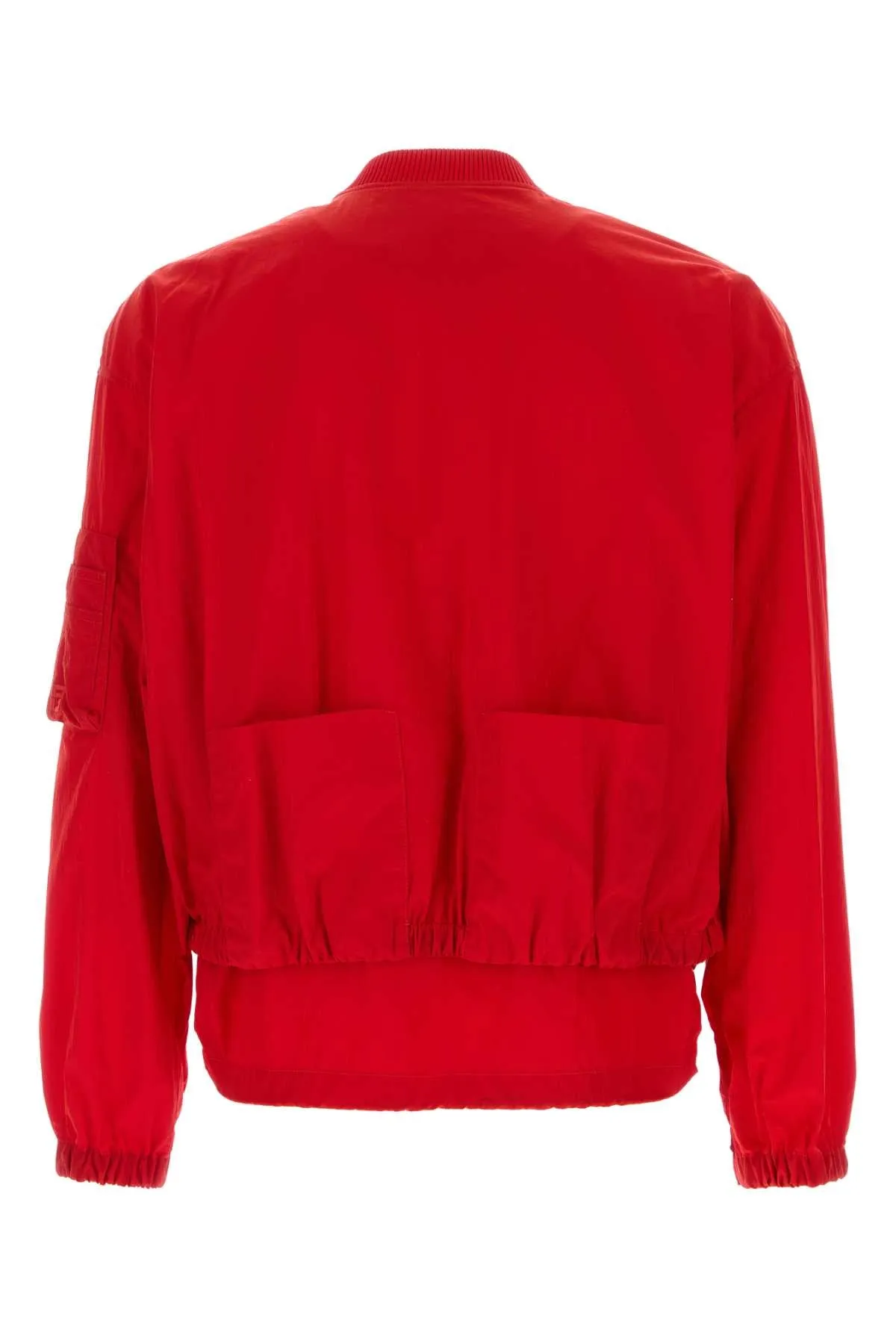RED NYLON BOMBER JACKET sold by Lord & Taylor product image thumbnail 2