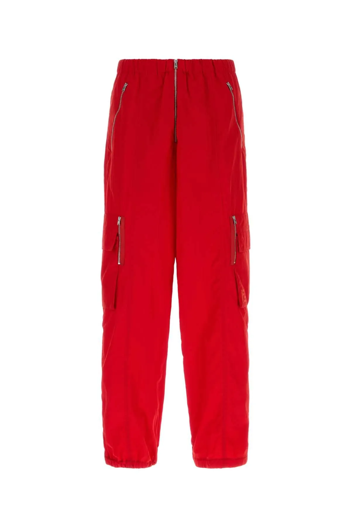 RED NYLON JOGGERS sold by Lord & Taylor