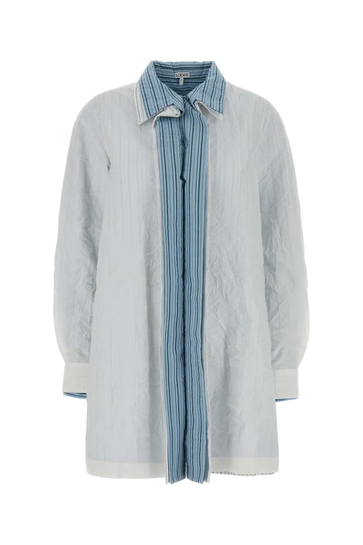 WHITE COTTON BLEND SHIRT DRESS sold by Lord & Taylor