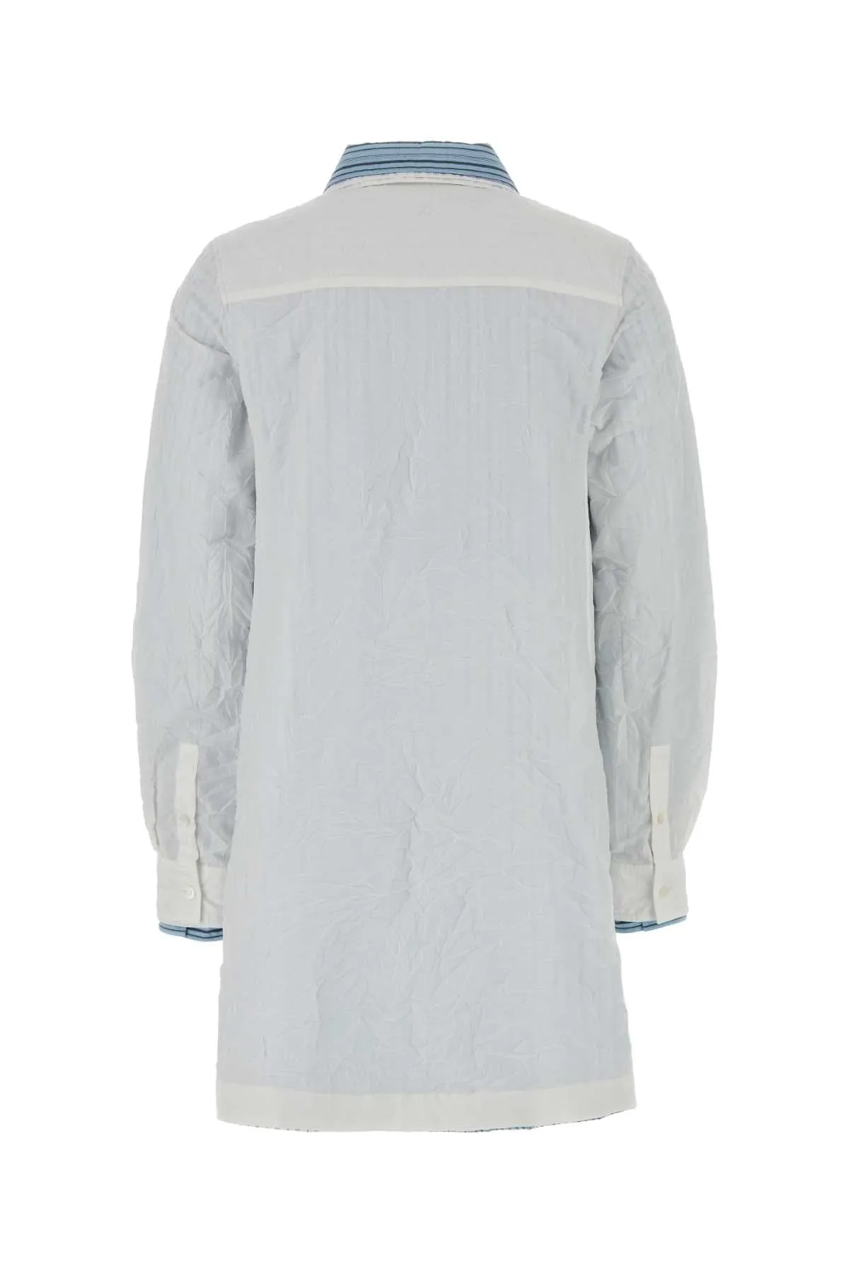 WHITE COTTON BLEND SHIRT DRESS sold by Lord & Taylor product image thumbnail 2