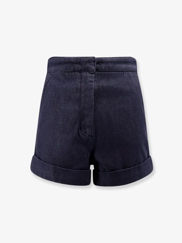 Blue Denim Bermuda Shorts made by MaxMara