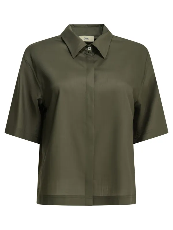 VIRGIN WOOL CASUAL SHIRT made by Herno