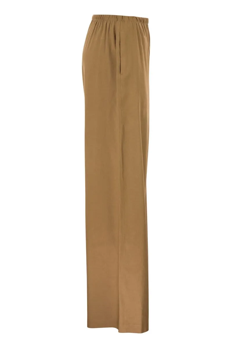 MXPDESTINO - LINEN AND VISCOSE WIDE-LEG TROUSERS sold by Lord & Taylor product image thumbnail 3