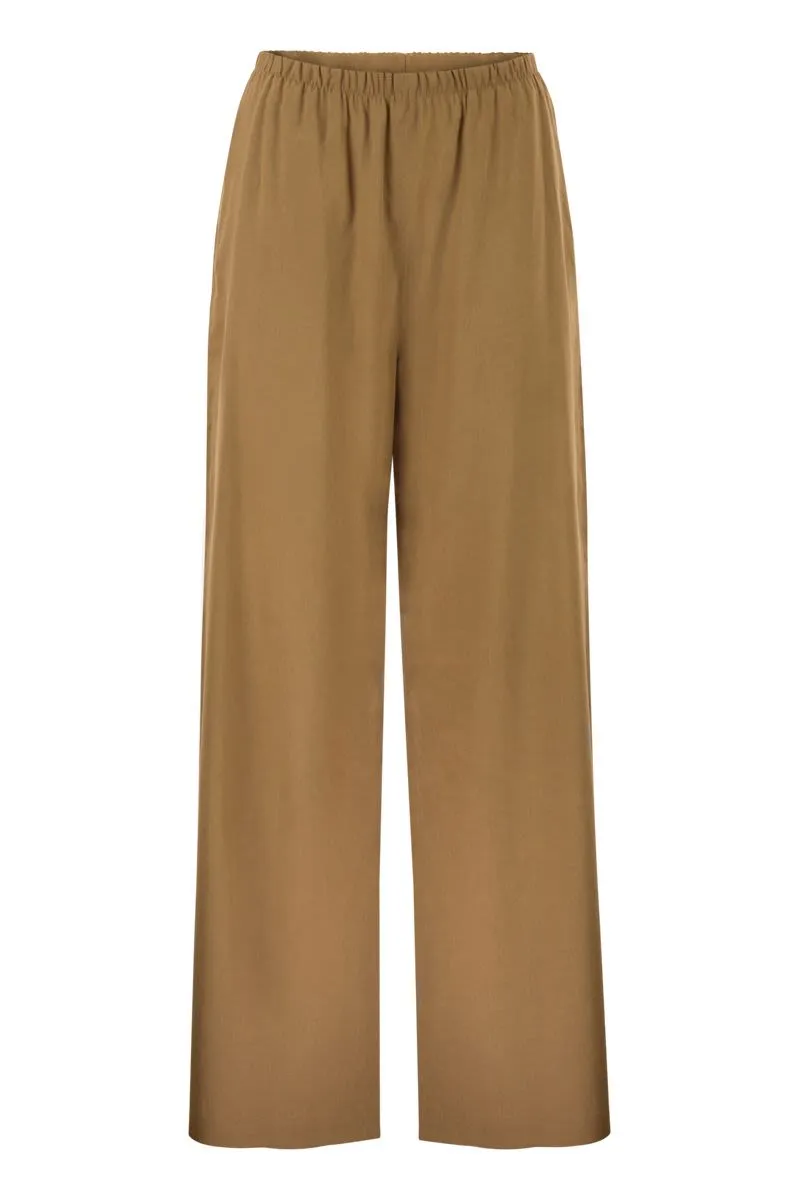 MXPDESTINO - LINEN AND VISCOSE WIDE-LEG TROUSERS sold by Lord & Taylor