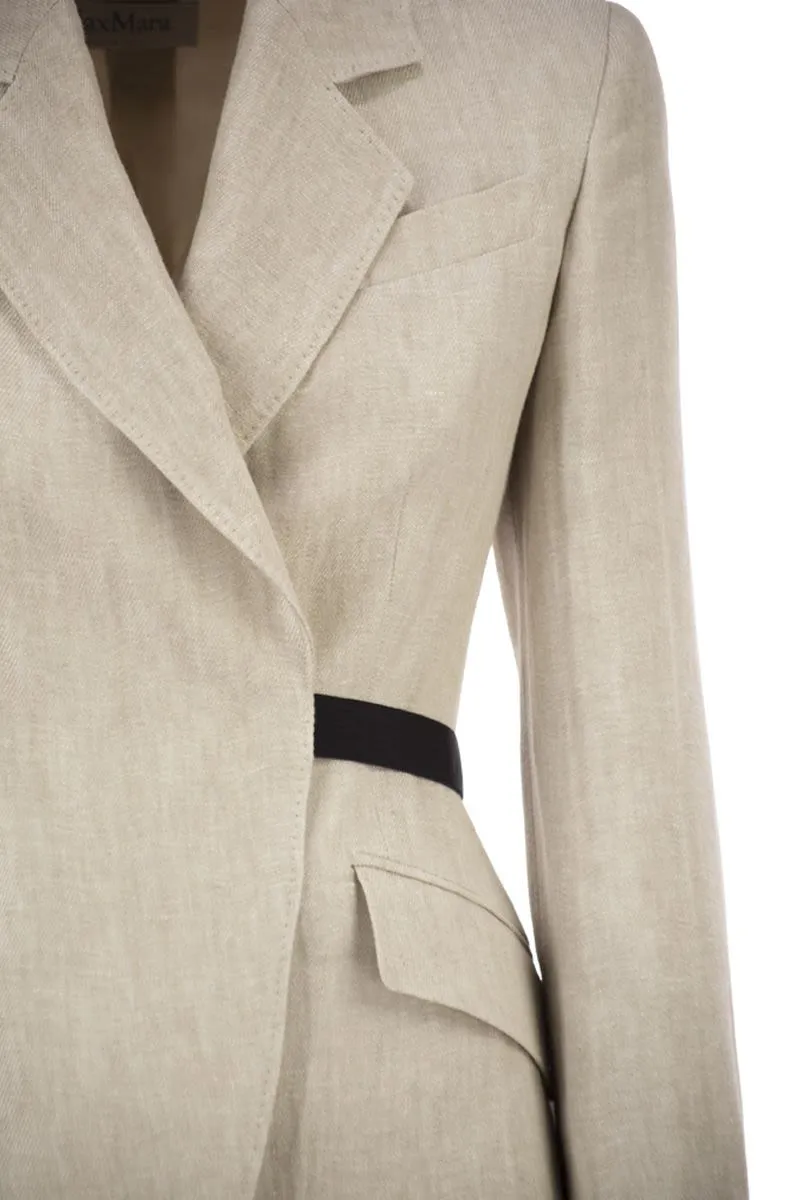 MXSNEUTRO - TAILORED LINEN BLAZER sold by Lord & Taylor product image thumbnail 4