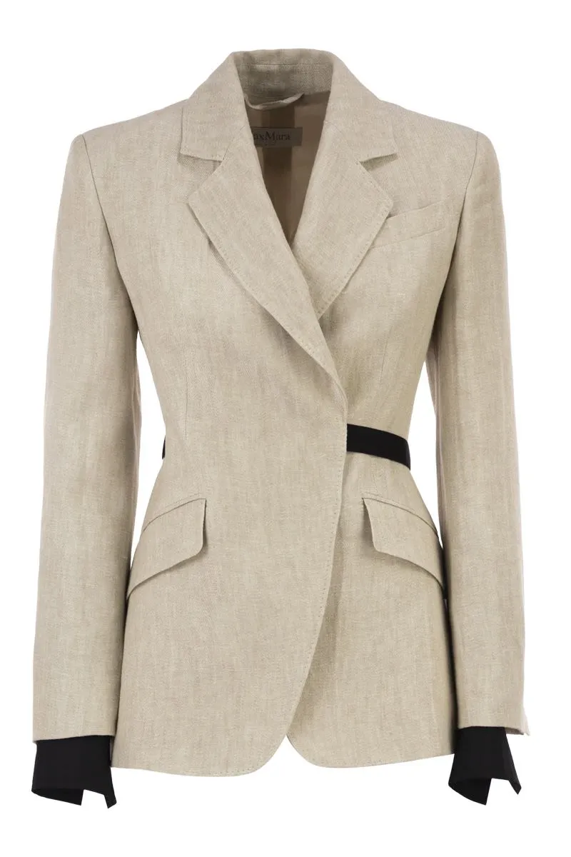 MXSNEUTRO - TAILORED LINEN BLAZER sold by Lord & Taylor