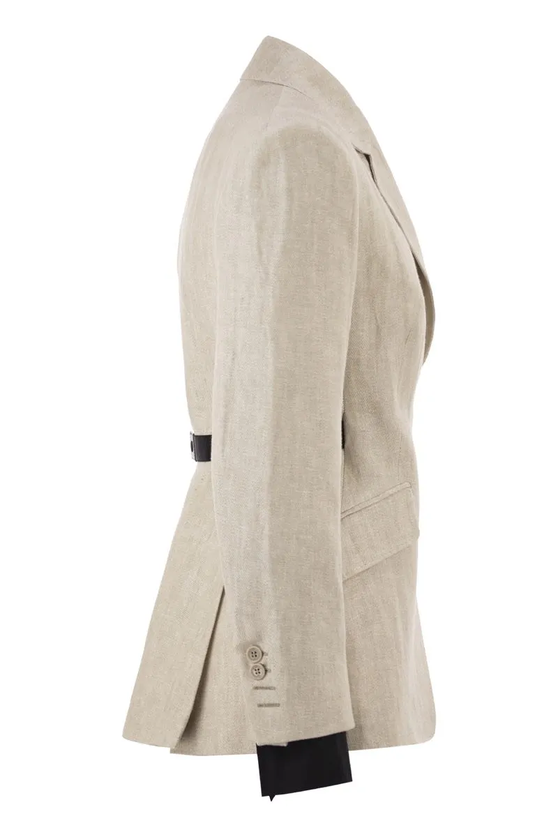 MXSNEUTRO - TAILORED LINEN BLAZER sold by Lord & Taylor product image thumbnail 3