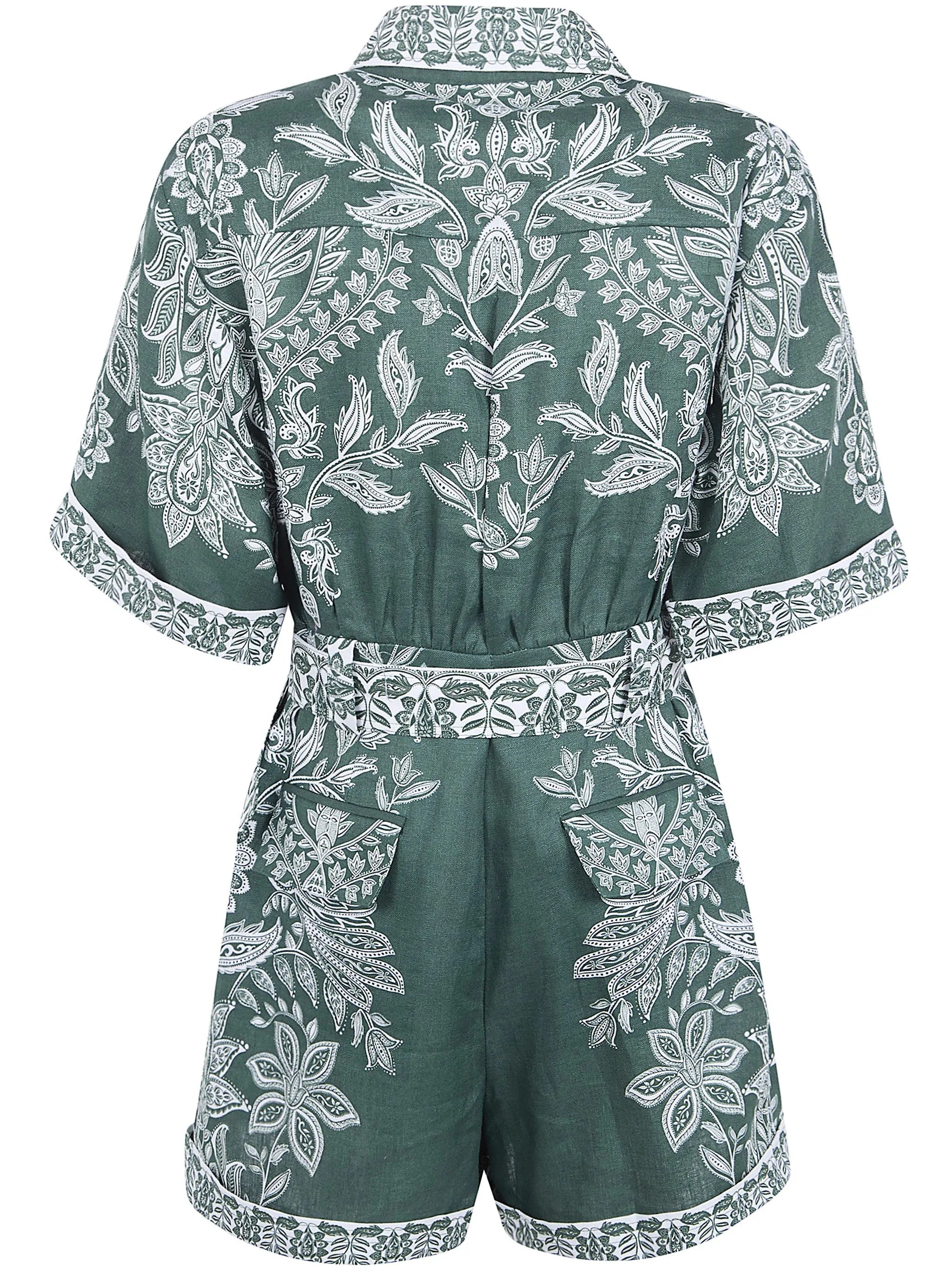 SHORT SLEEVE ROMPER sold by Lord & Taylor product image thumbnail 2