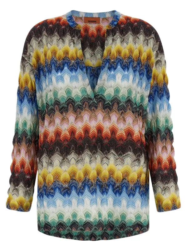 Knitted blouse made by Missoni