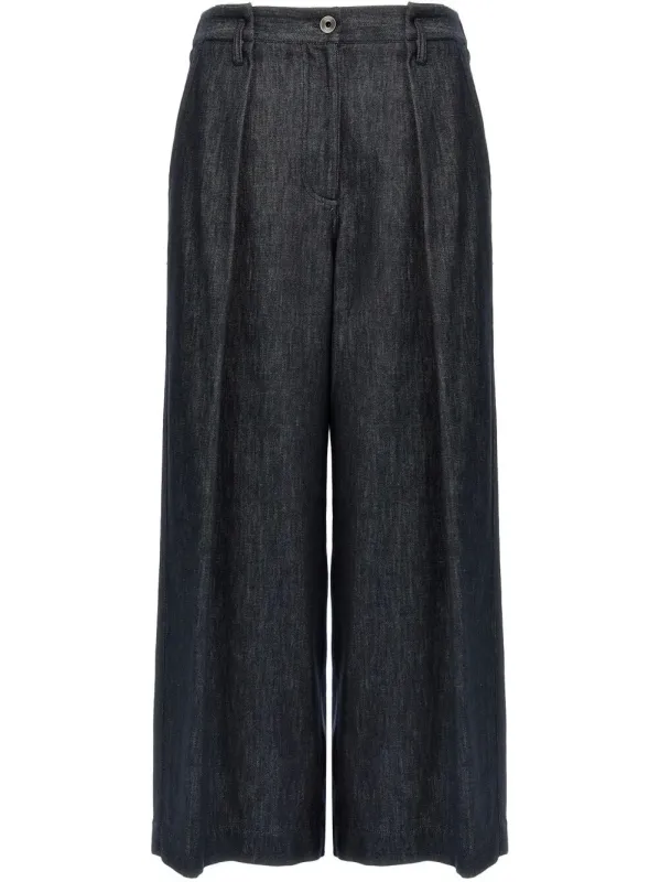 CROP WIDE LEG PANTS made by Brunello Cucinelli