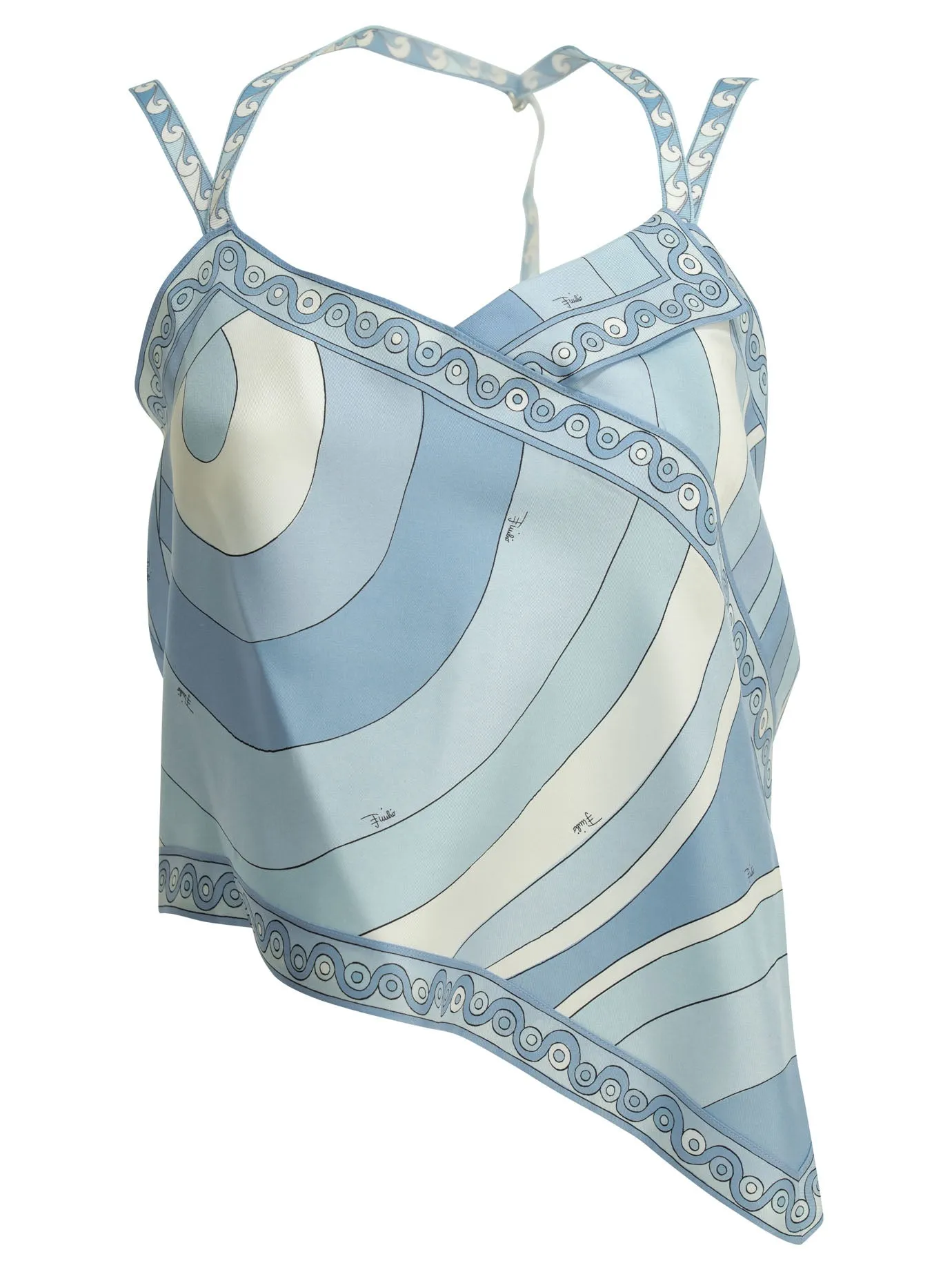 "Iride" Asymmetrical top sold by Lord & Taylor