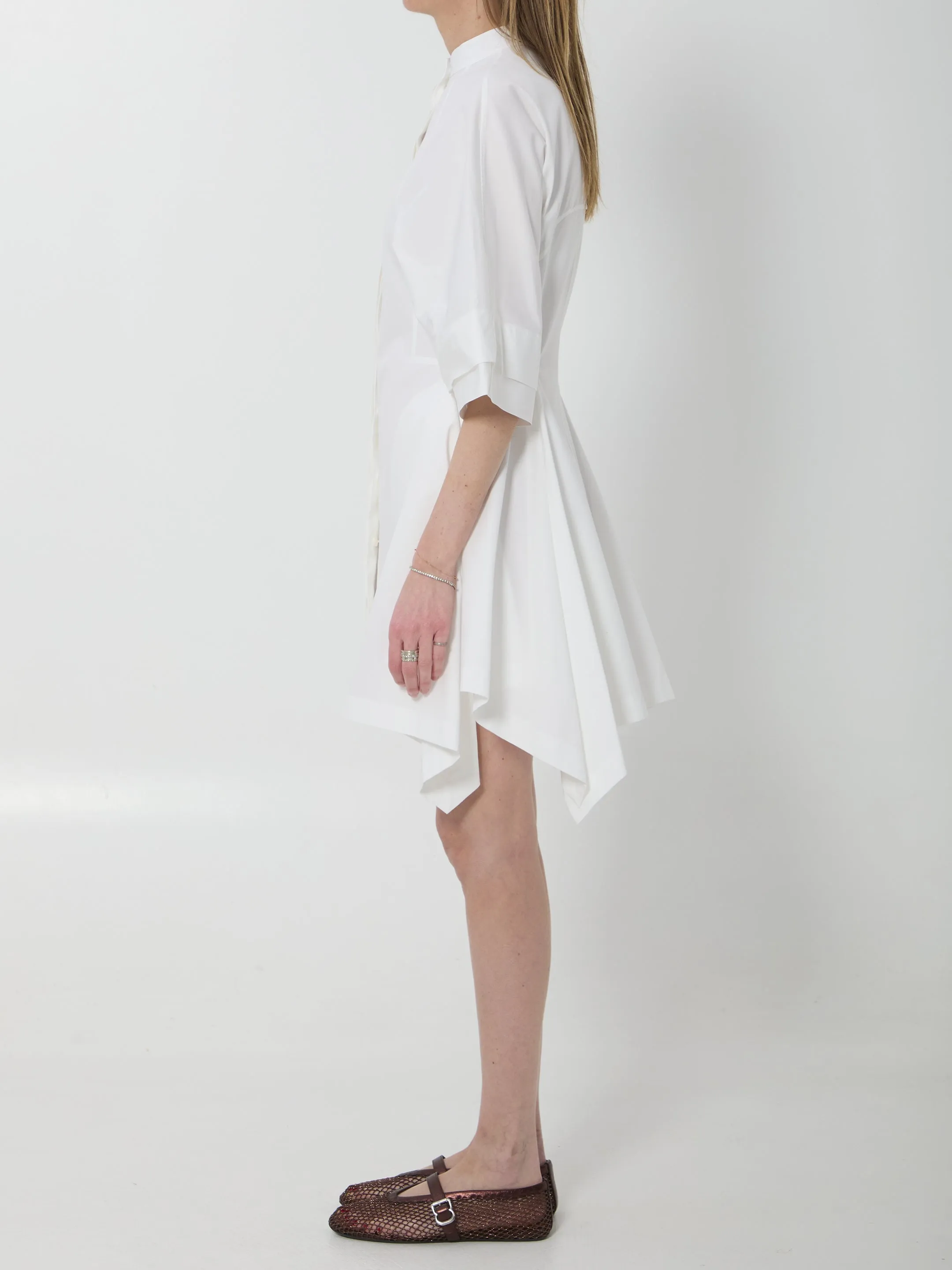 Poplin panel midi dress sold by Lord & Taylor product image thumbnail 3