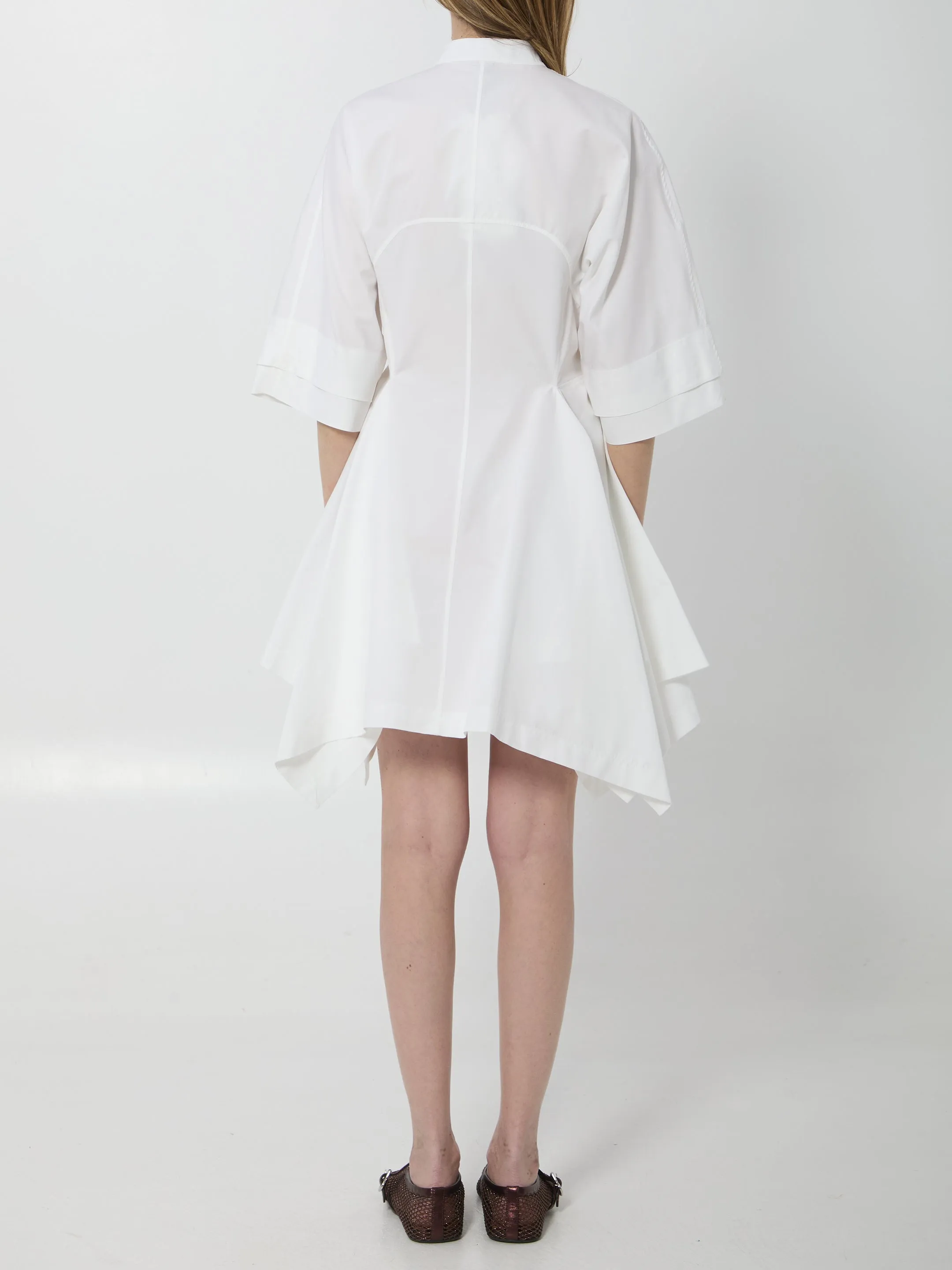 Poplin panel midi dress sold by Lord & Taylor product image thumbnail 4