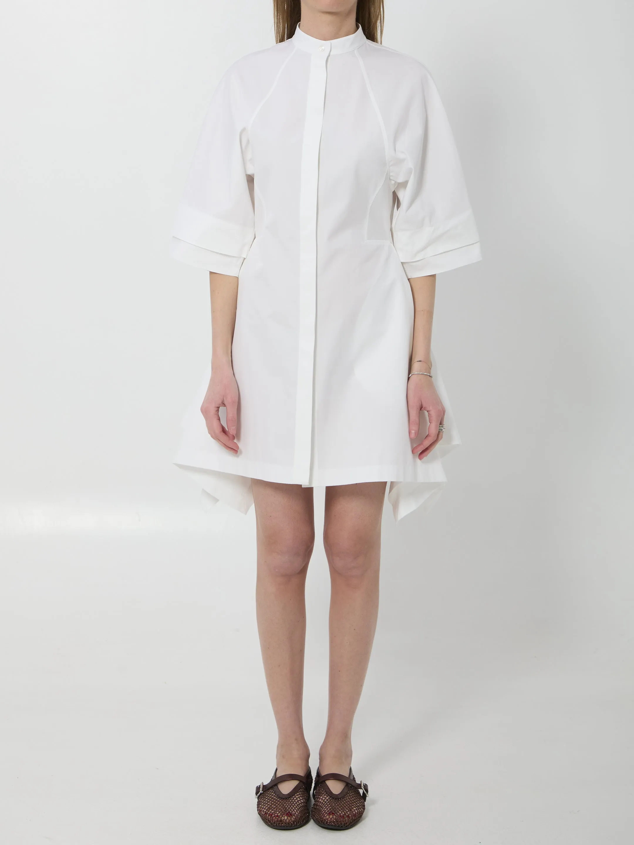 Poplin panel midi dress sold by Lord & Taylor