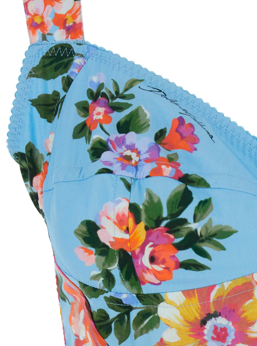 Long Dress Printed Poplin Maxi Blue sold by Lord & Taylor product image thumbnail 3