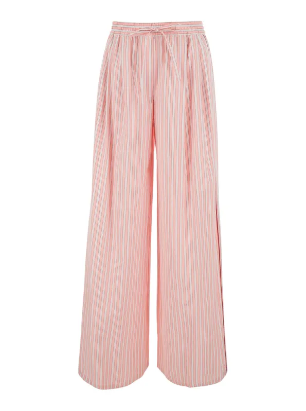 Trousers Striped Pink made by Dolce & Gabanna