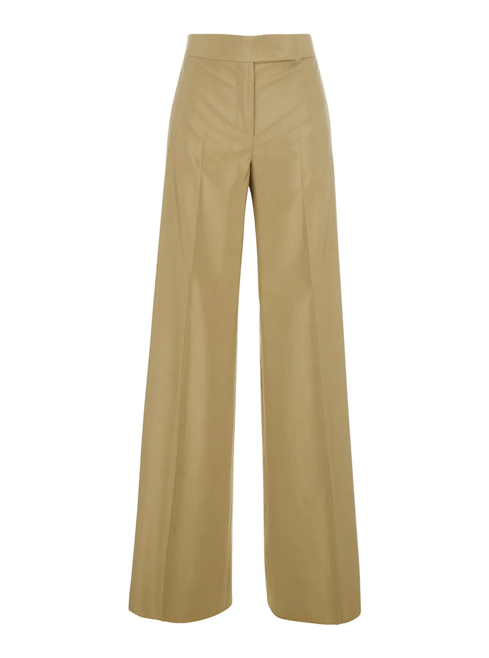 Trousers MXSBRONTE Beige Wool-Silk sold by Lord & Taylor