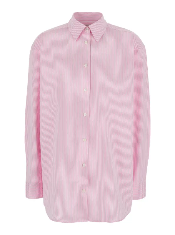 Shirt Pink Cotton made by Toteme