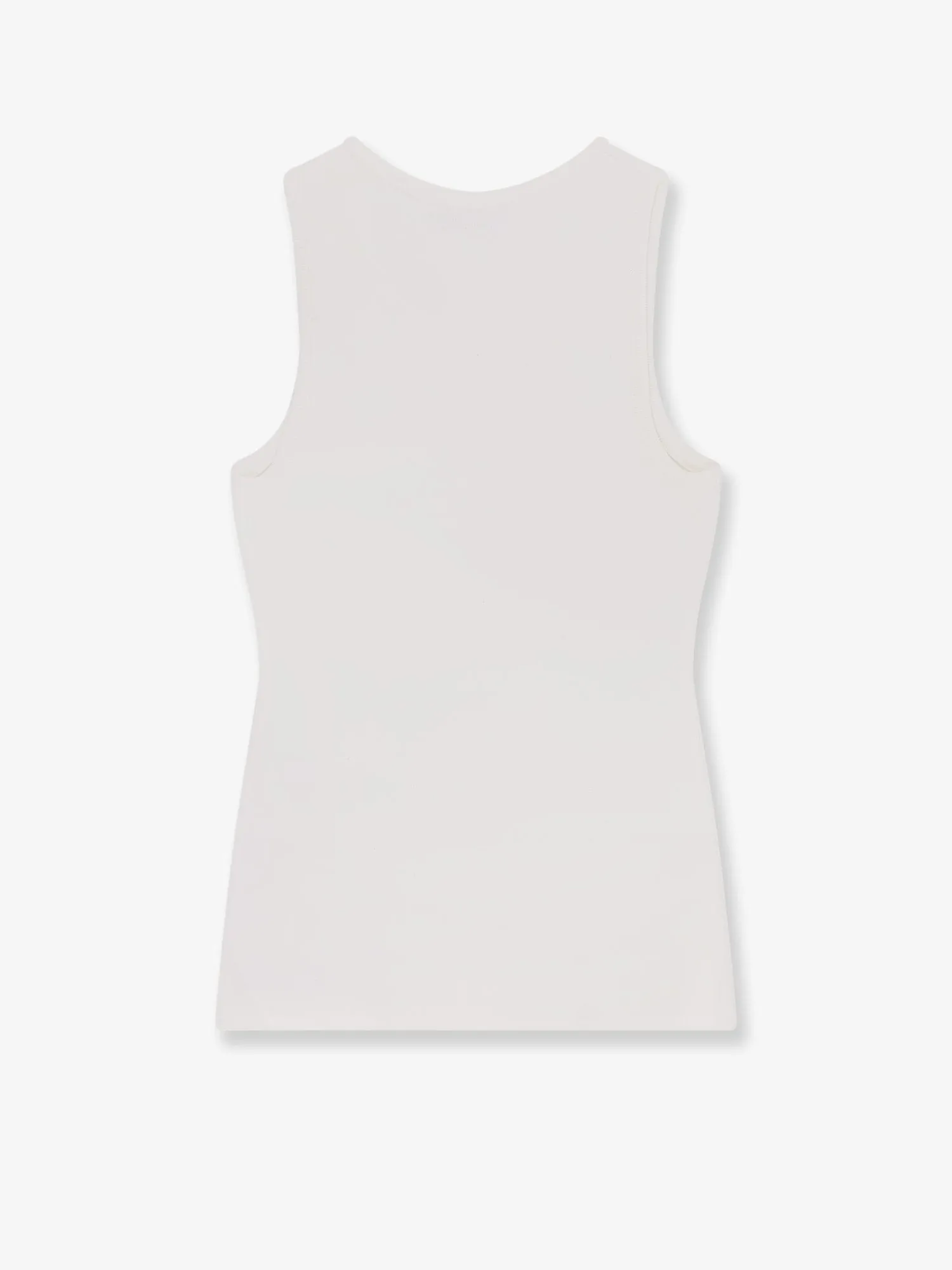 Tank Top Ribbed Viscose White sold by Lord & Taylor product image thumbnail 3