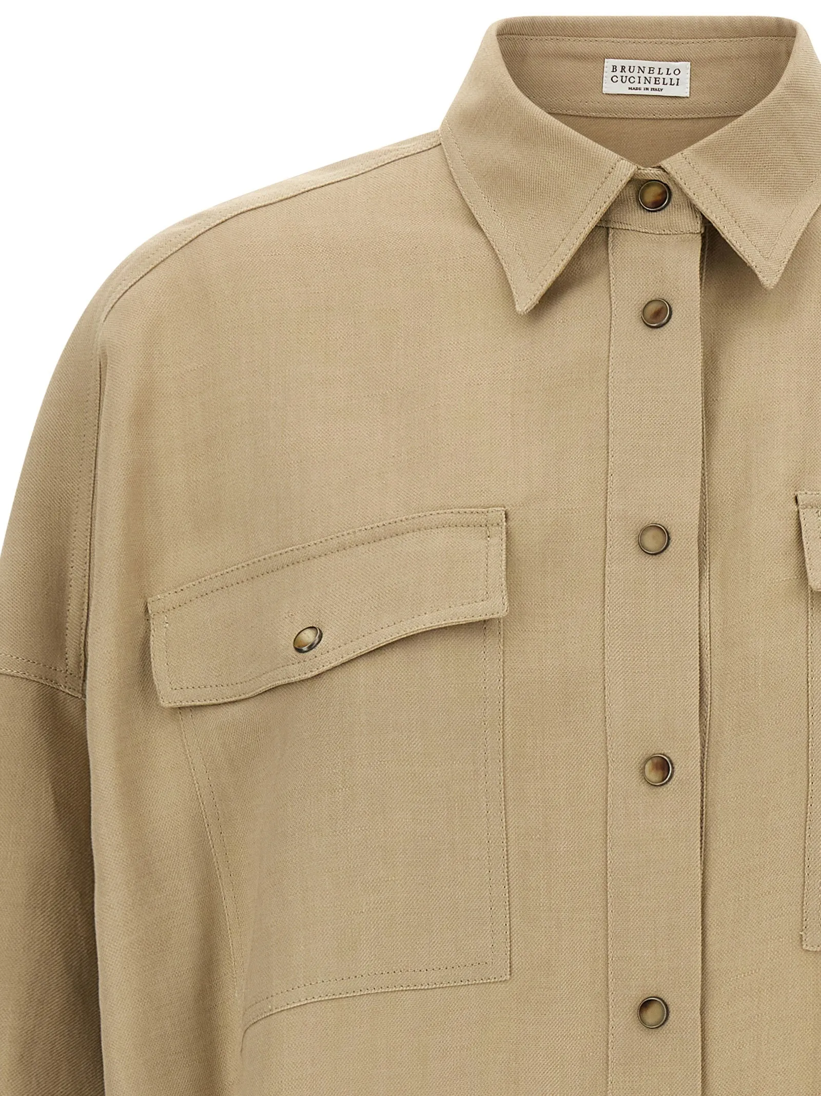 Fluid twill shirt sold by Lord & Taylor product image thumbnail 3