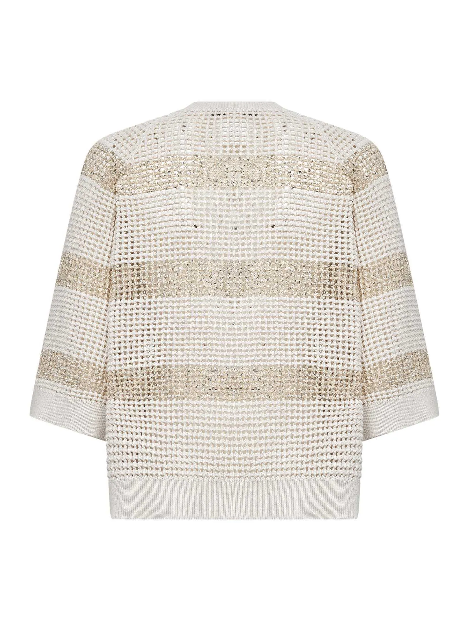 Knit Sweater Dazzling Stripes Beige sold by Lord & Taylor product image thumbnail 2