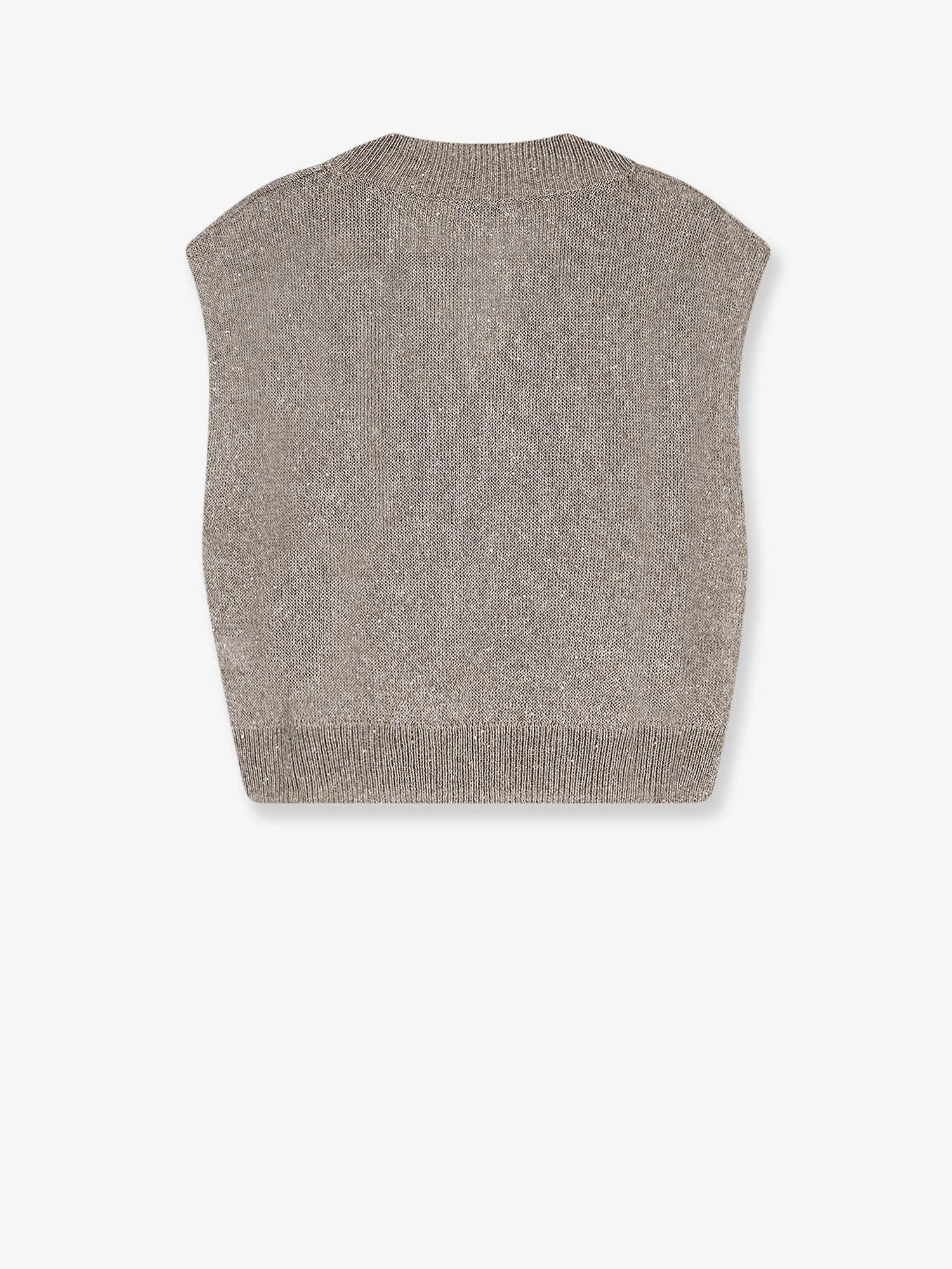 Sleeveless Linen-Blend Sweater Grey sold by Lord & Taylor product image thumbnail 2