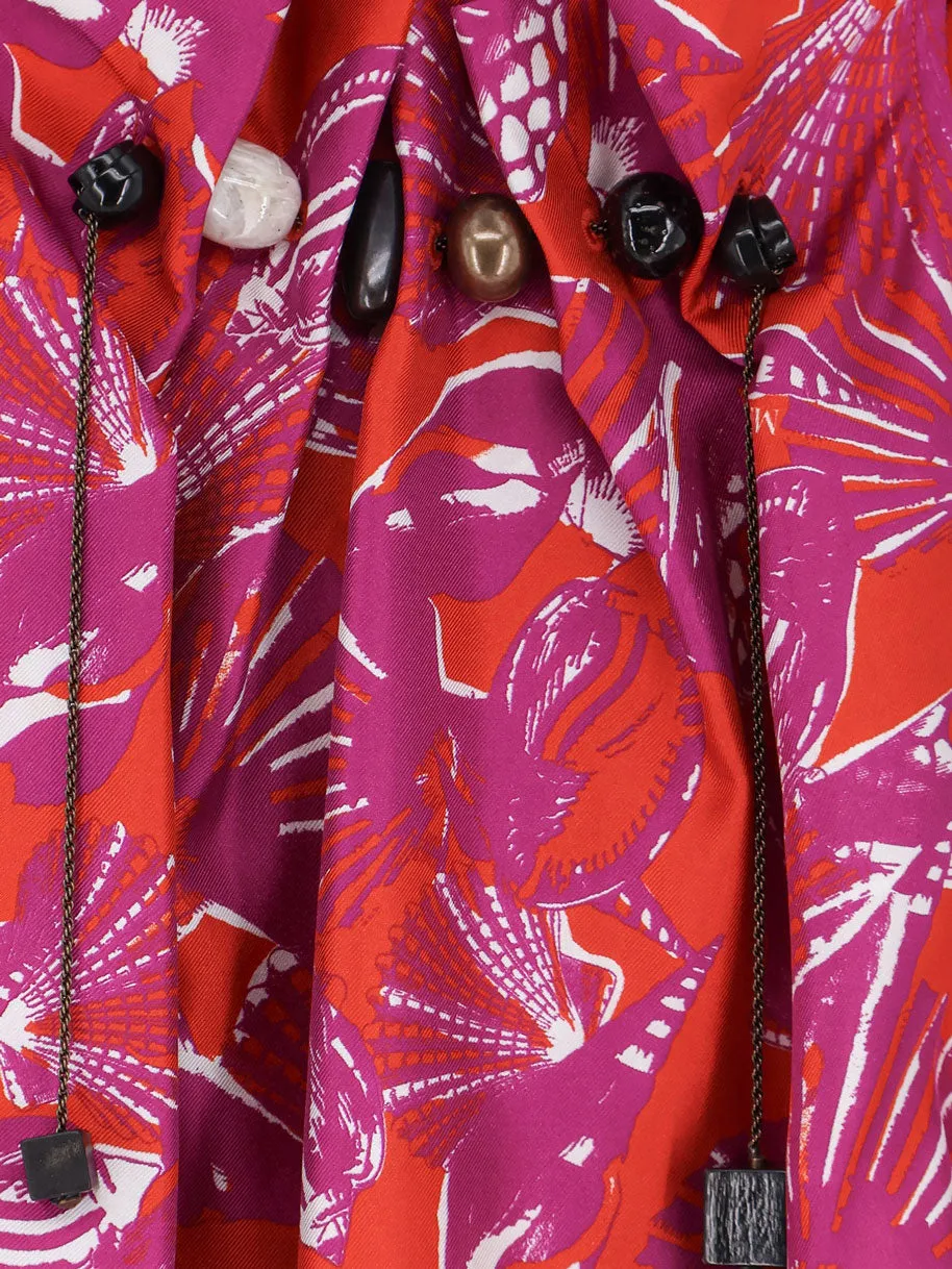 Silk Long Dress Mxmcartone Red sold by Lord & Taylor product image thumbnail 3