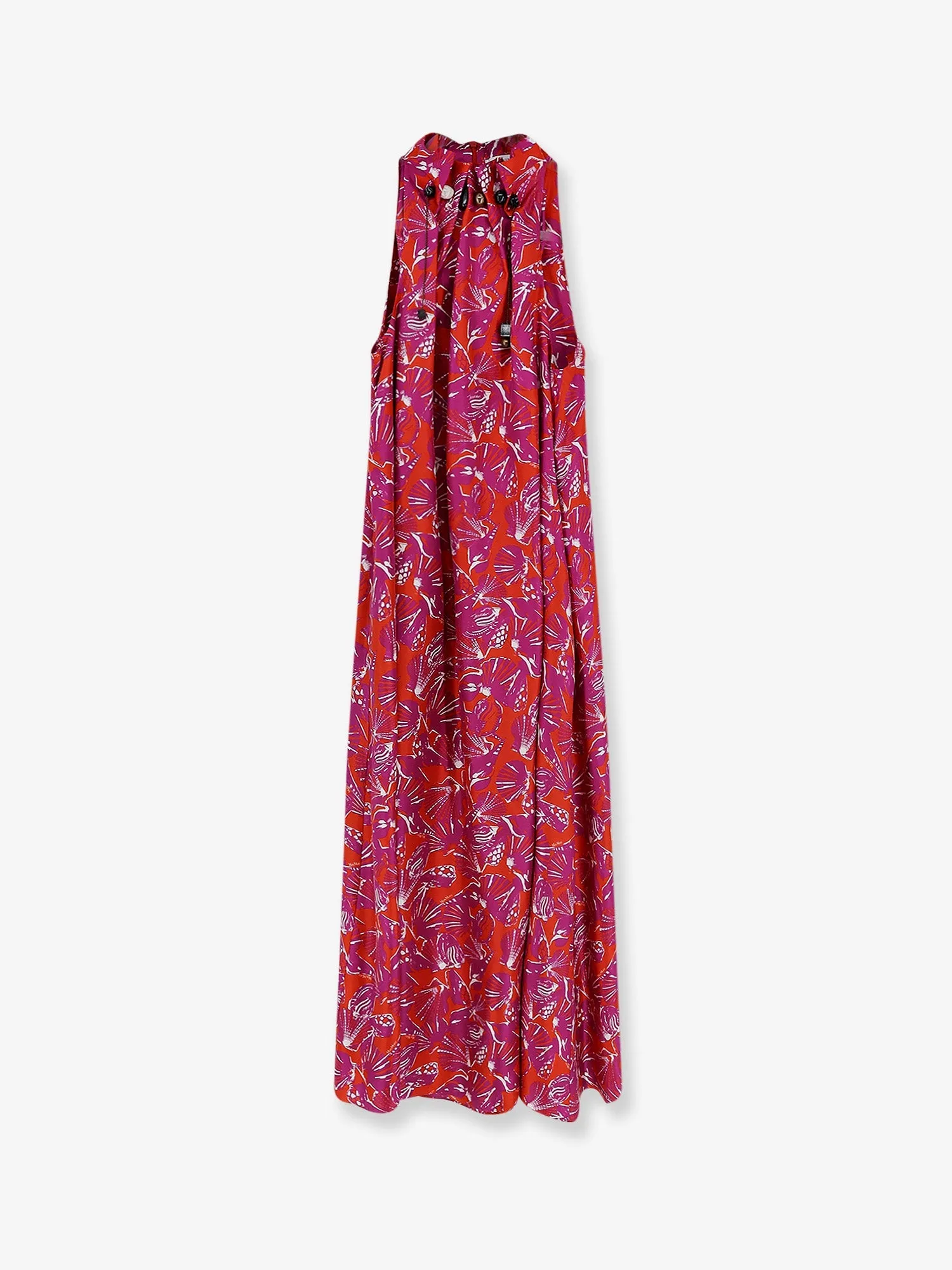 Silk Long Dress Mxmcartone Red sold by Lord & Taylor