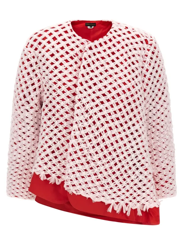 Tulle weave blazer made by Comme des Garcons