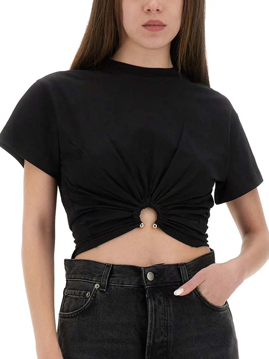 T-SHIRT CROPPED sold by Lord & Taylor product image thumbnail 3