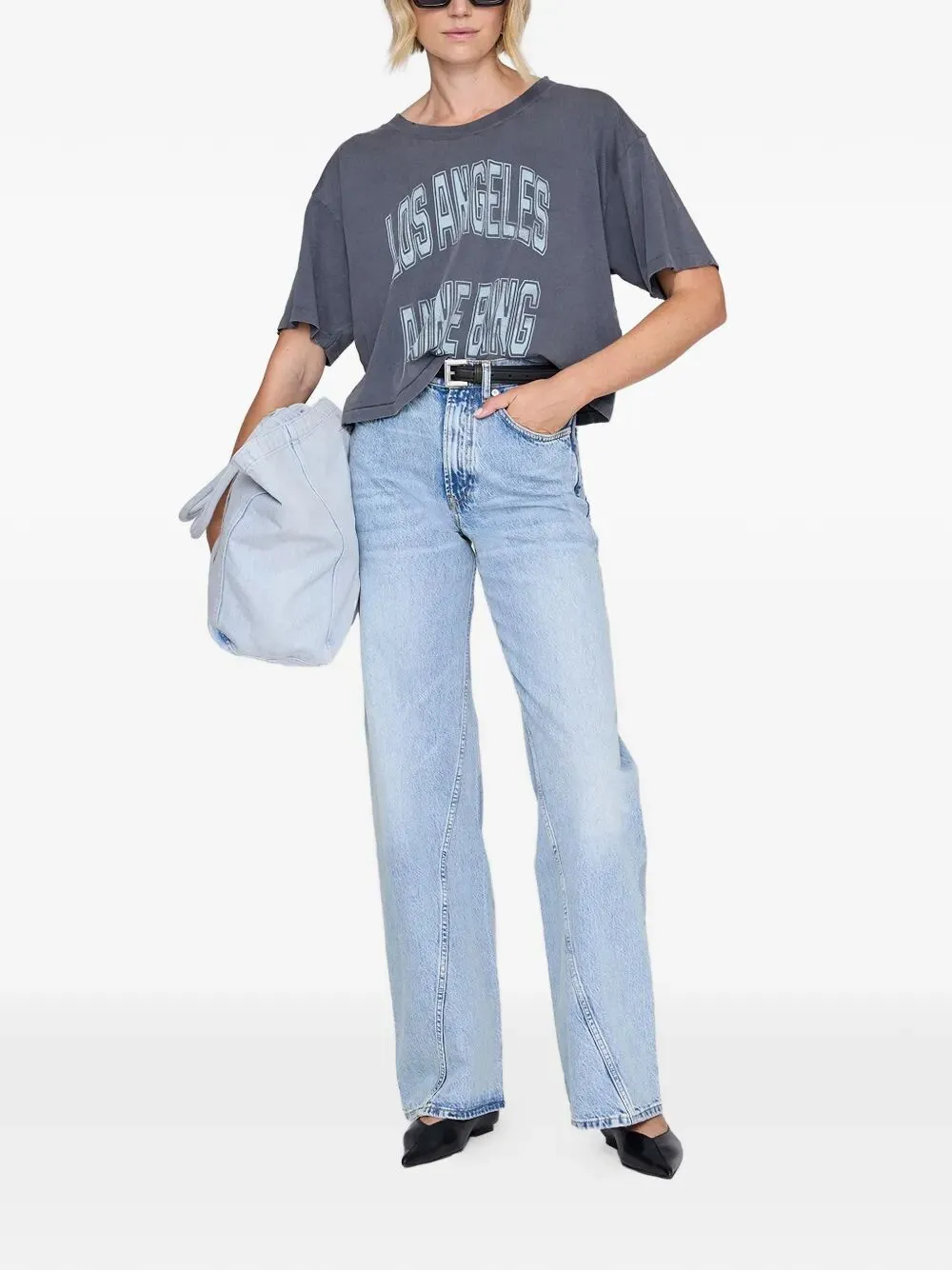 "JOHNNY" CROPPED TEE sold by Lord & Taylor product image thumbnail 2