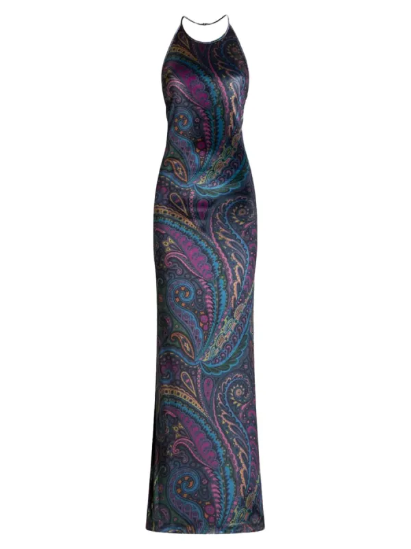 MULTICOLOUR POLYESTER-BLEND DRESS made by Etro
