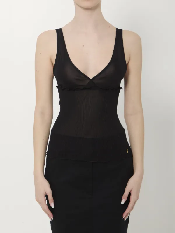 CASSANDRE TANK TOP made by Yves Saint Laurent