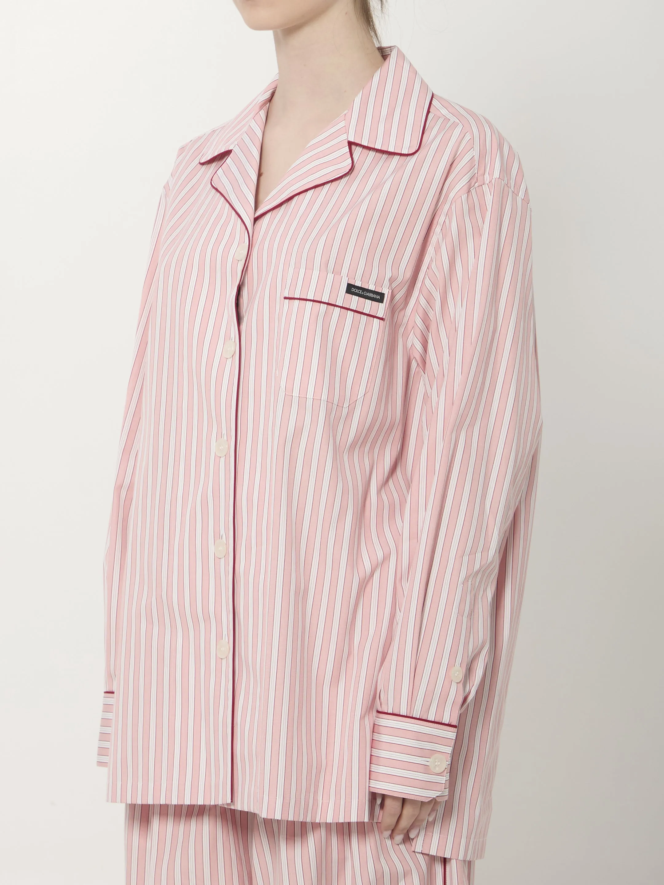 STRIPED POPLIN SHIRT sold by Lord & Taylor product image thumbnail 2