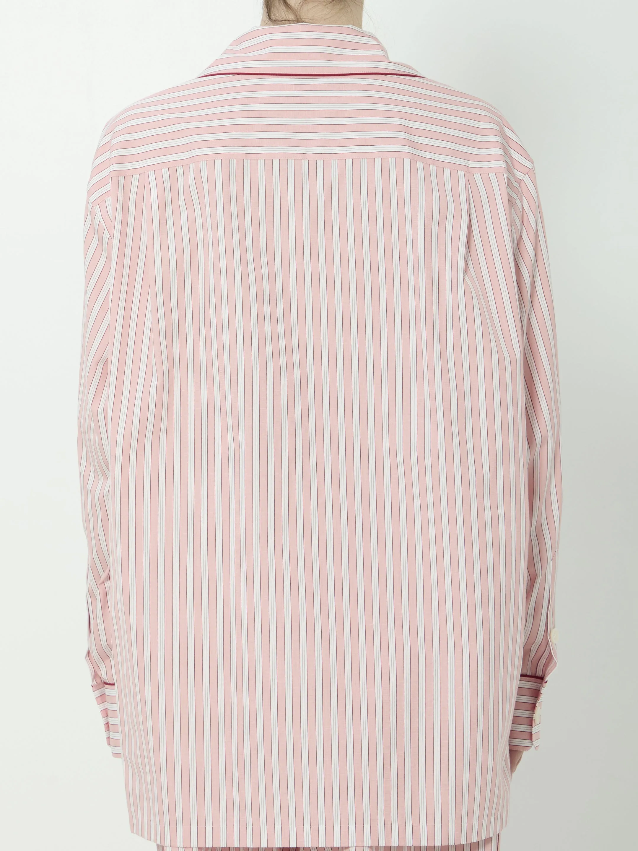 STRIPED POPLIN SHIRT sold by Lord & Taylor product image thumbnail 4