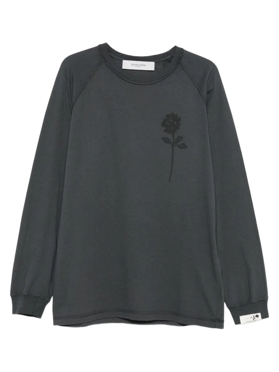 CHARCOAL COTTON T-SHIRT sold by Lord & Taylor