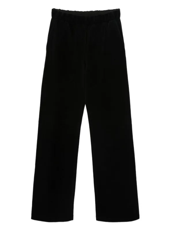 BLACK COTTON-BLEND TROUSERS made by Golden Goose