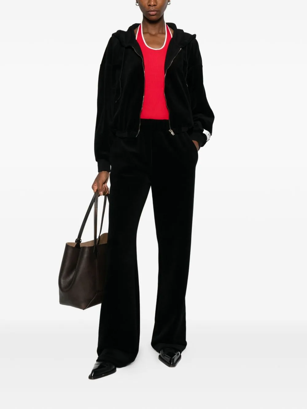BLACK COTTON-POLYESTER SWEATSHIRT sold by Lord & Taylor product image thumbnail 2