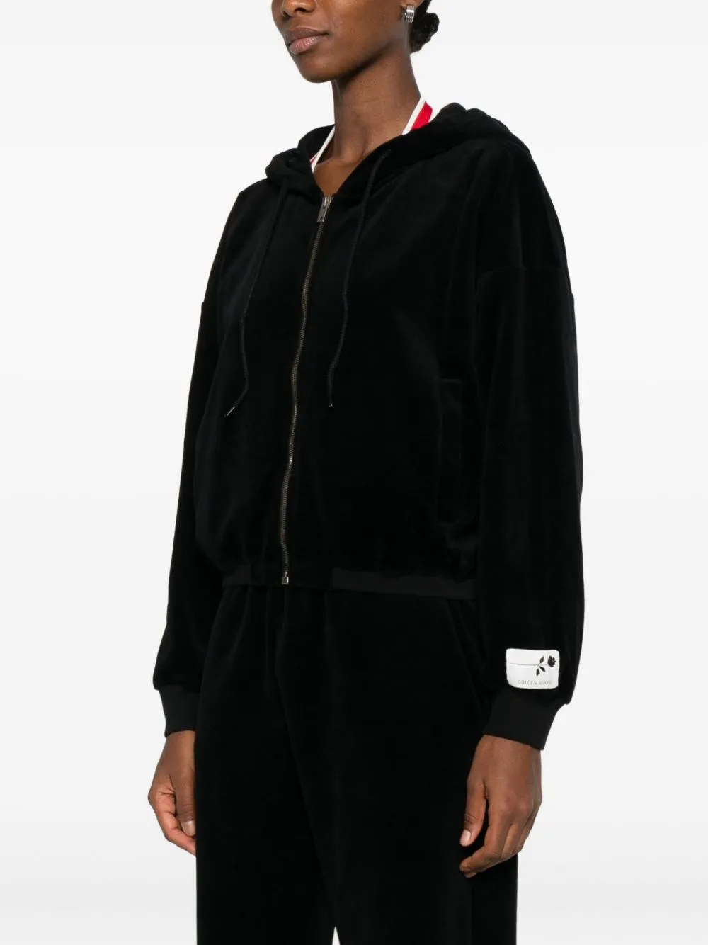BLACK COTTON-POLYESTER SWEATSHIRT sold by Lord & Taylor product image thumbnail 3