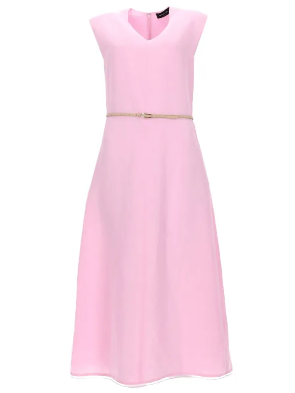 Dress Midi Viscose Pink made by Fabiana Filippi