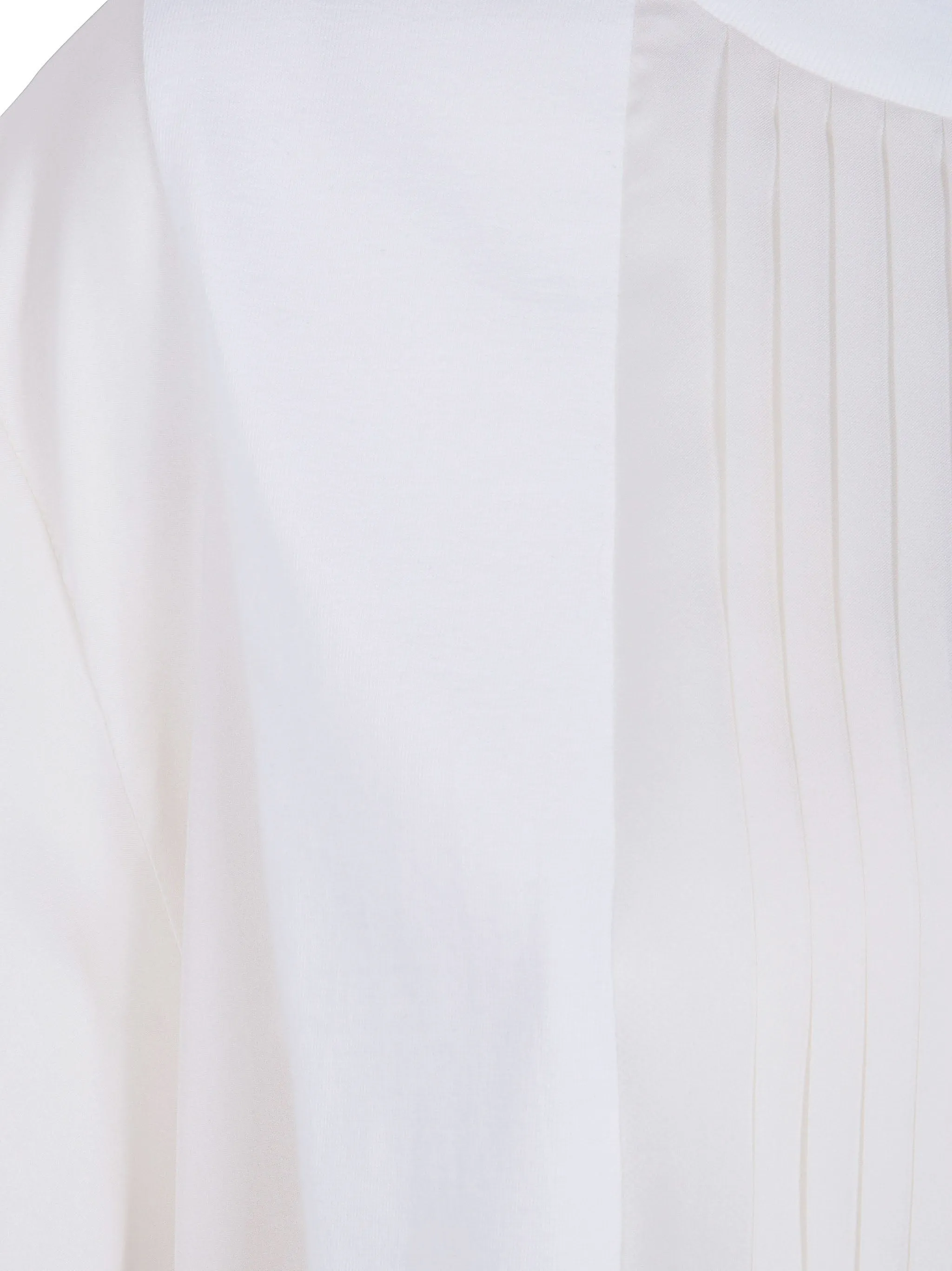 SATIN X COTTON JERSEY T-SHIRT sold by Lord & Taylor product image thumbnail 3