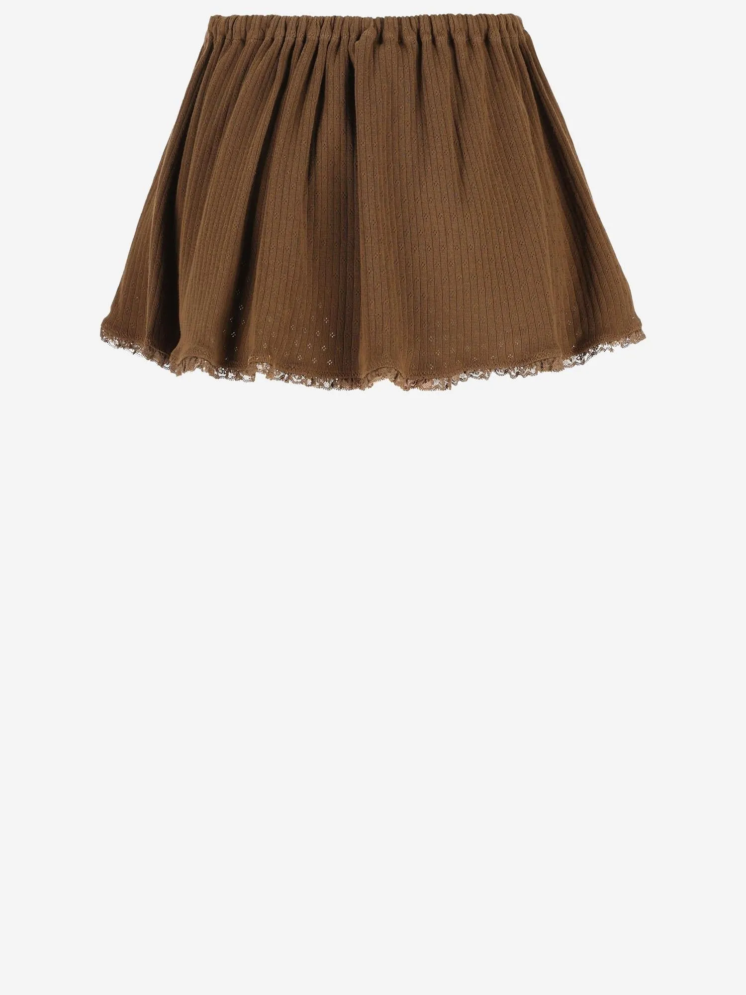 Mini Cotton Skirt Brown sold by Lord & Taylor product image thumbnail 2