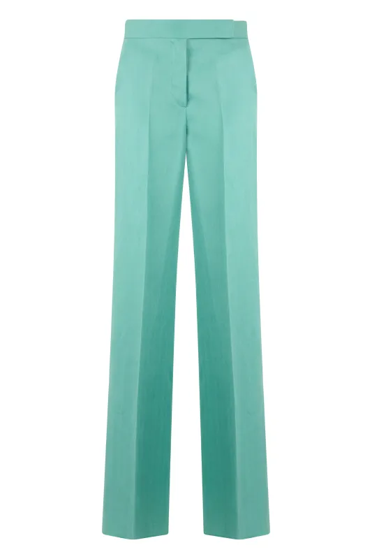 STRAIGHT LINEN TROUSERS made by MaxMara
