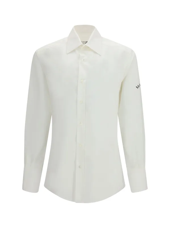 Long-Sleeve Shirt with Side Print Off-White made by Maison Margiela